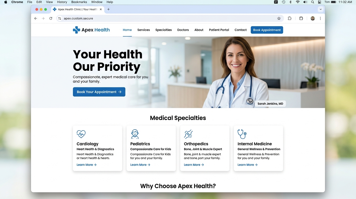 Healthcare Brand - Website & SEO